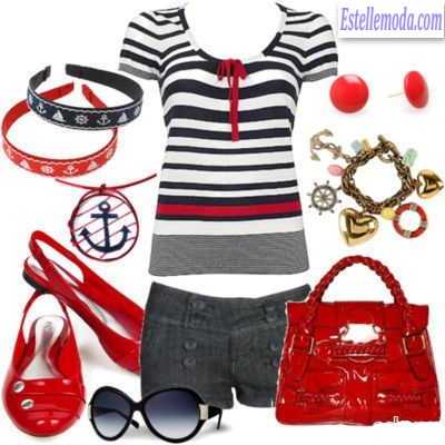 одежда в морском стиле фото