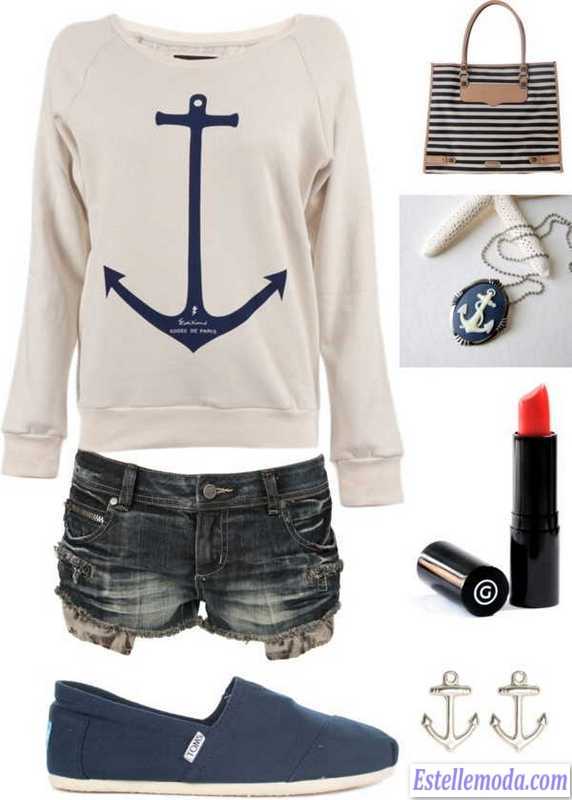 одежда в морском стиле фото