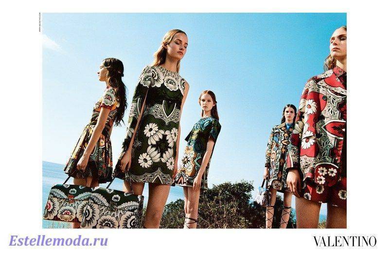 платья Валентино весна лето 2015 фото