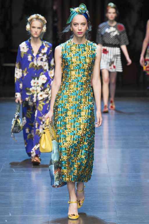 Платья Dolce & Gabbana весна-лето 2016 фото