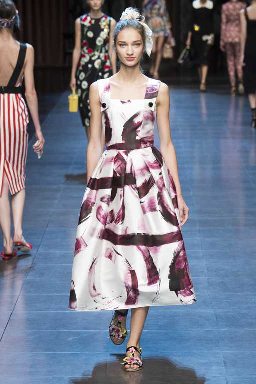 Платья Dolce & Gabbana весна-лето 2016 фото