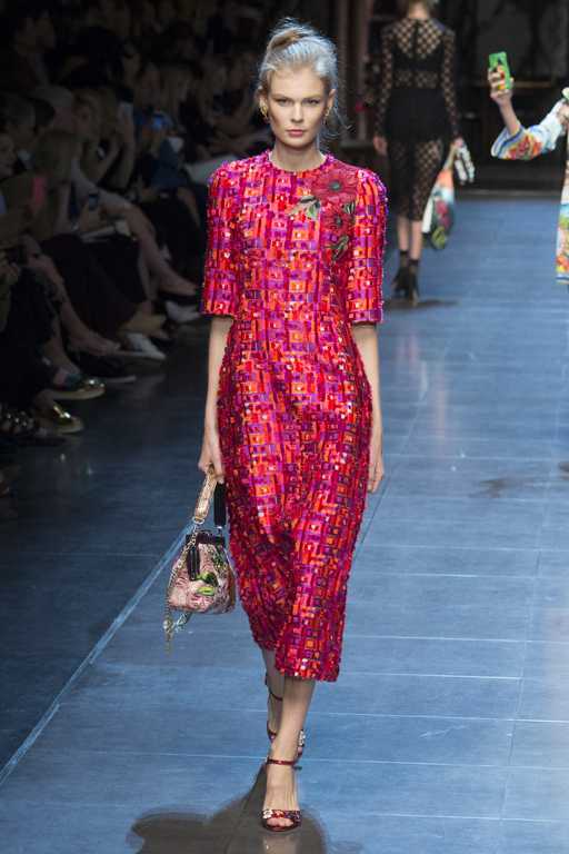 Платья Dolce & Gabbana весна-лето 2016 фото