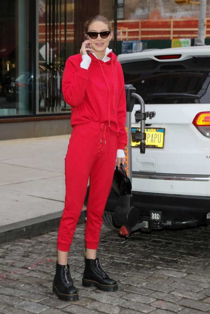 стрит стайл Джиджи Хадид