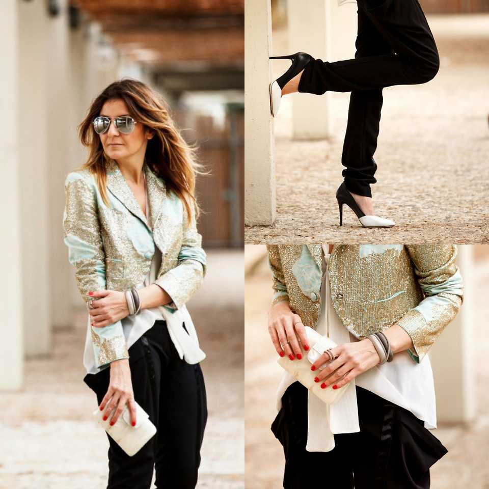 Как и с чем носить пайетки в повседневной жизни