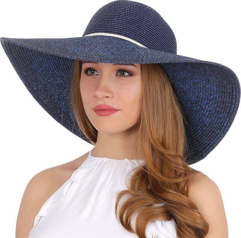 Как носить широкополую шляпу, образ девушки