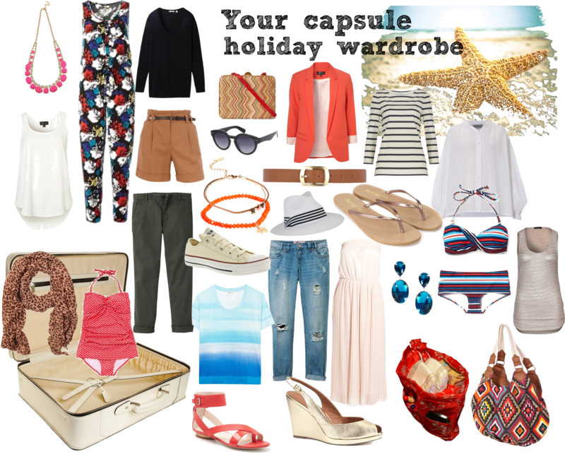 Гардеробная капсула для отдыха 2019