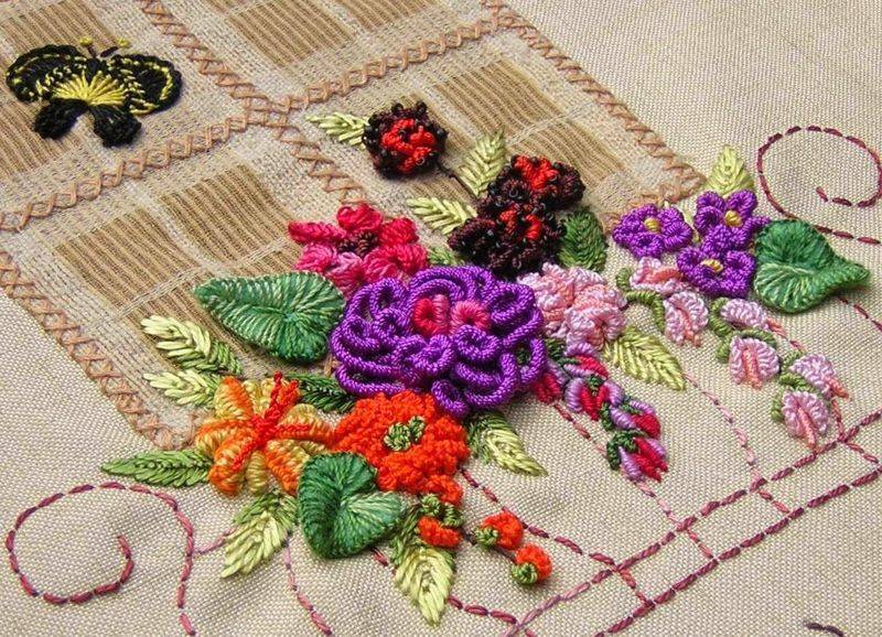 Виды техник вышивания
