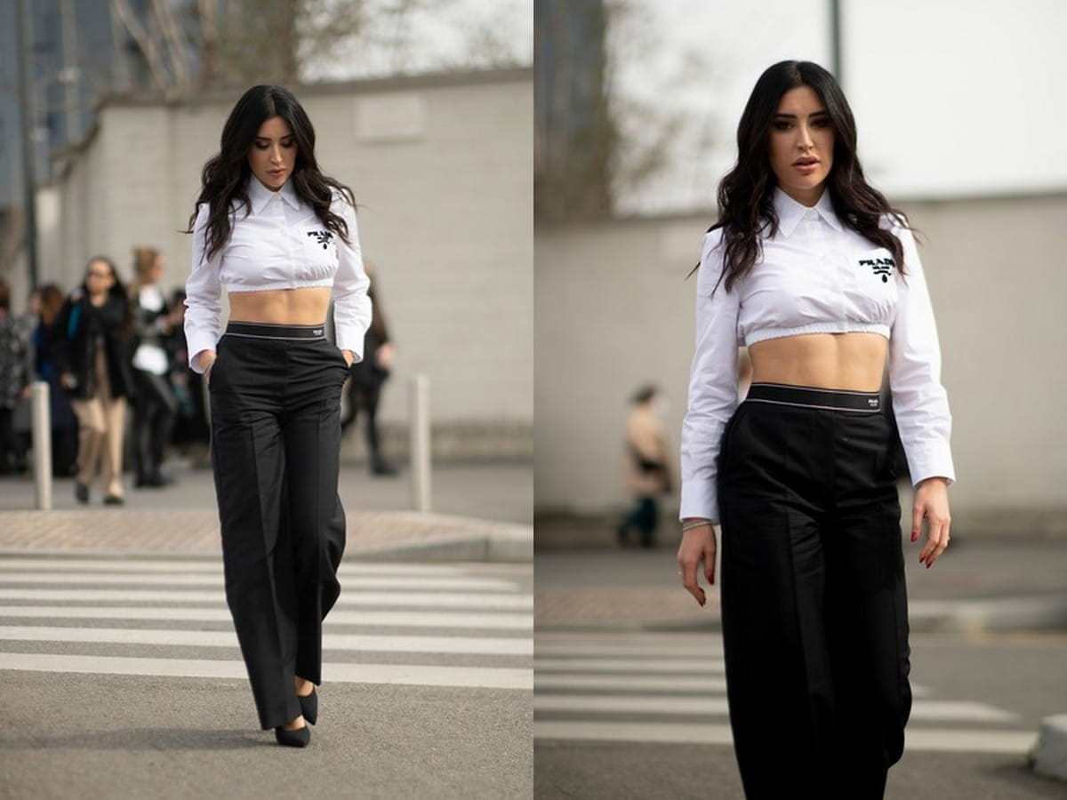 кроп-рубашка